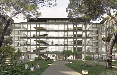 PU2 1526 20 VUE PARVIS ENTREE