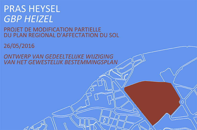 Openbaar onderzoek van de gedeeltelijke wijziging van het Gewestelijk Bestemmingsplan (GBP) voor het GGB Heizel